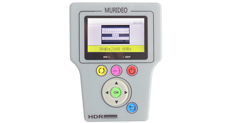 Murideo Launches New 4K UHD & HDR Analyzer