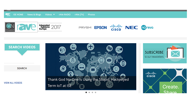 Read This First: How to Get the Most from the rAVe ISE 2017 MicroSite