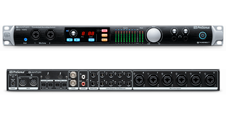 PreSonus Announces Quantum Thunderbolt Interface rAVe PUBS 