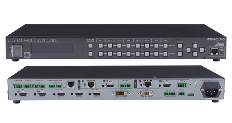 IDK MSD Series AV Switches – Industry leading “hands-off interoperability”