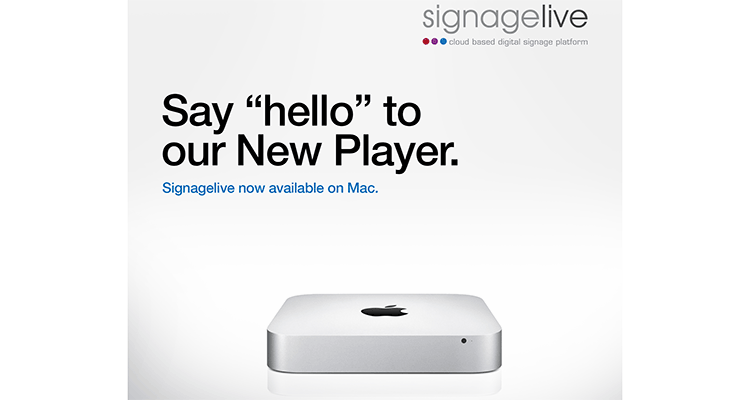 Signagelive Can Use the Apple Mac for Digital Signage