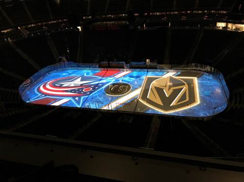 Christie Technology Scores With Vegas Golden Knights On Ice Projection Mapping Rave Pubs