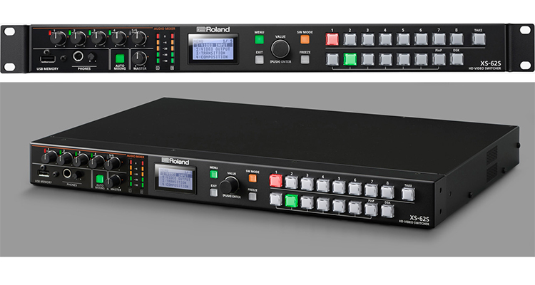 Roland Professional Ships the XS-62S Six-Channel Video Switcher