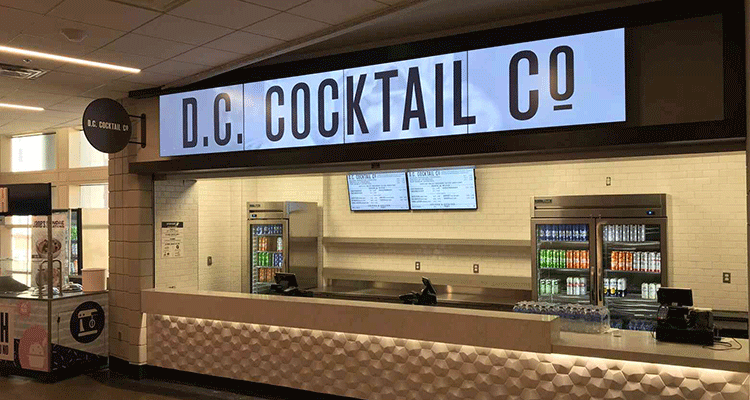 Capital One Arena Concourse Digital Display Screen