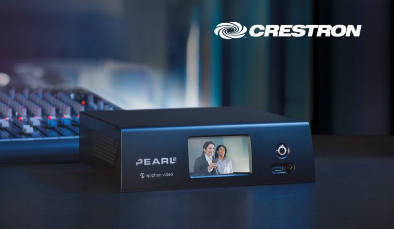 Crestron adds video Control Module for the Epiphan Pearl family of video encoders