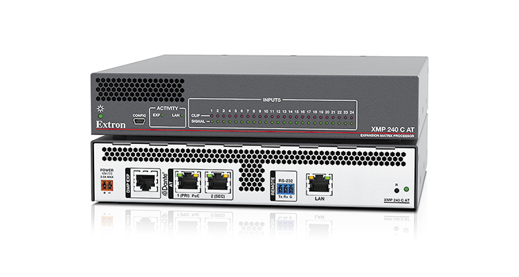 Extron Announces the XMP 240 — its New Expansion Matrix Processor