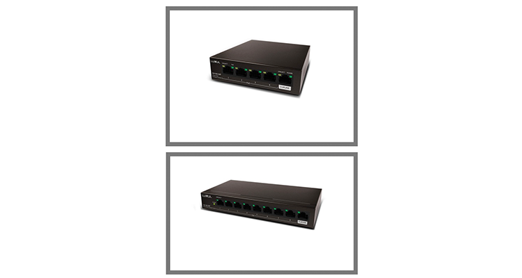 Luxul Adds Two New Compact 4-Port, 8-Port Gigabit PoE+ Switches