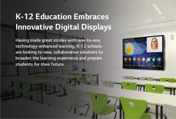 K-12 Education White Paper Explores Role of Digital Displays in Hybrid and Remote Learning