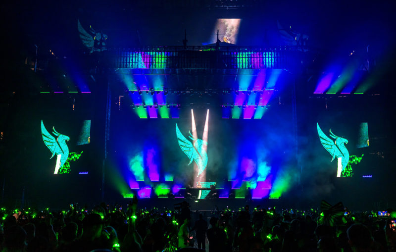 Over 100 GLP Fixtures Light up ILLlENIUM Stadium Show in Las Vegas