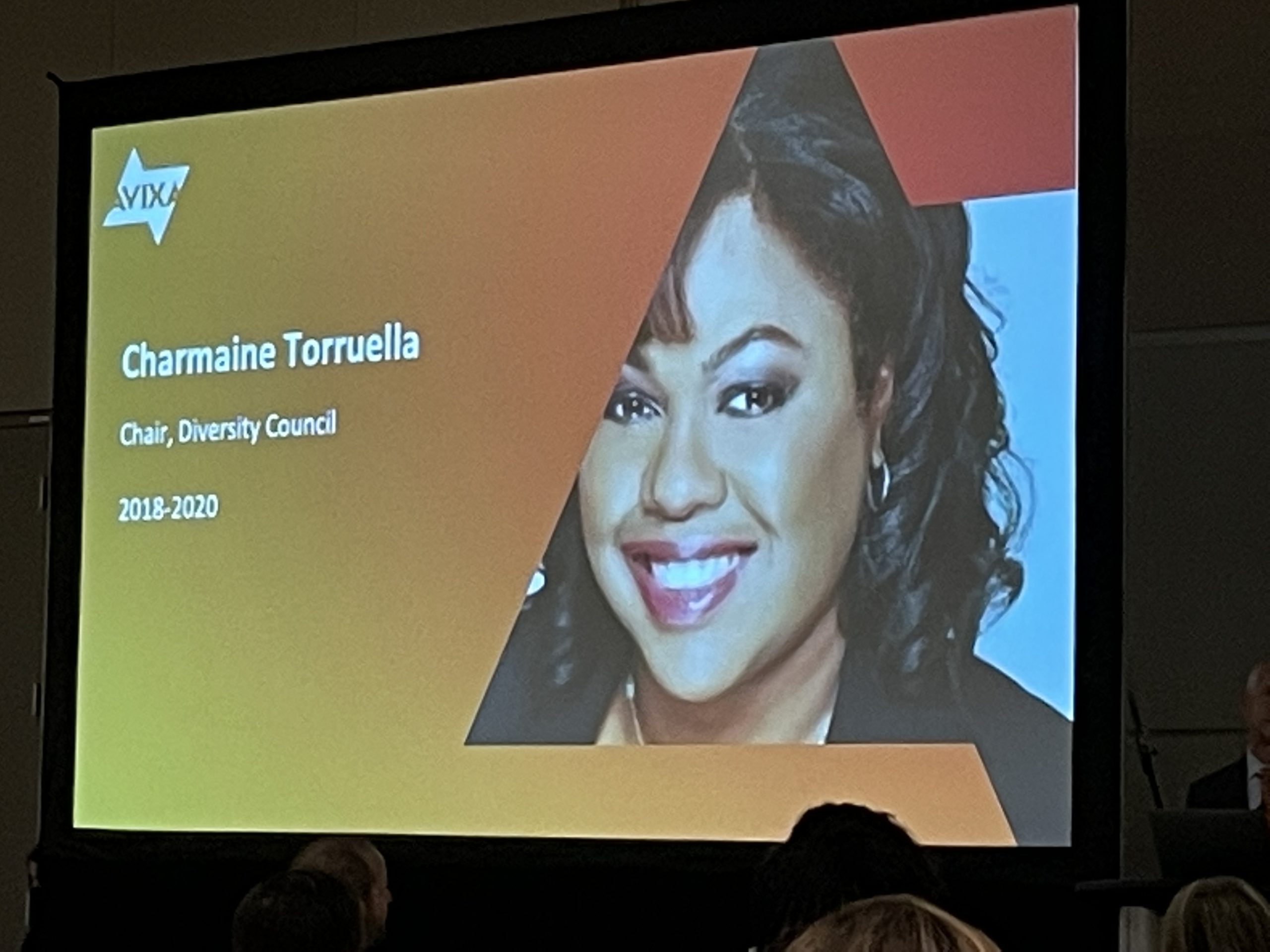 Charmaine Torruella was recognized for her work with the AVIXA Diversity Council at InfoComm 2021