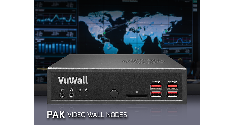 VuWall Launches PAK Video Wall Node for Project Simplification