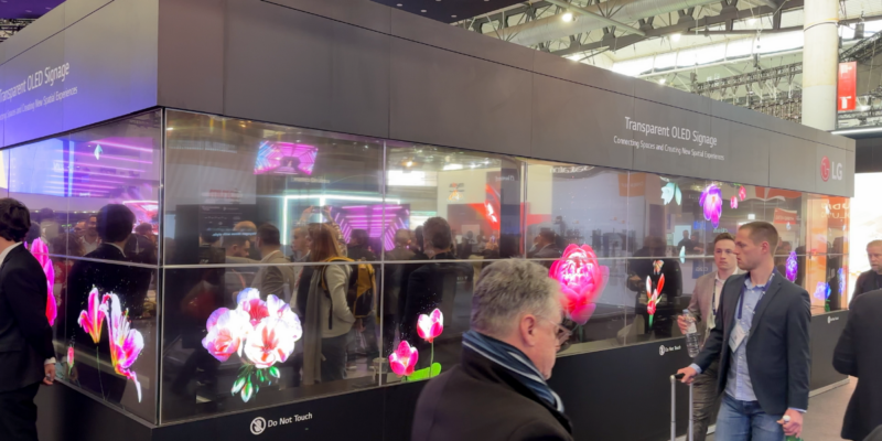 The Transparent OLED is a Piece of Art