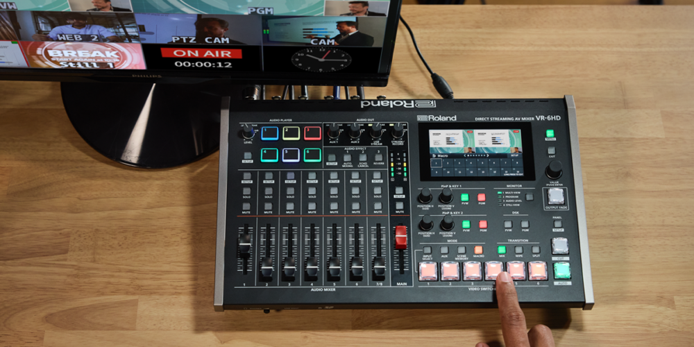 Roland Announces VR-6HD Direct Streaming AV Mixer – RAVe [PUBS]