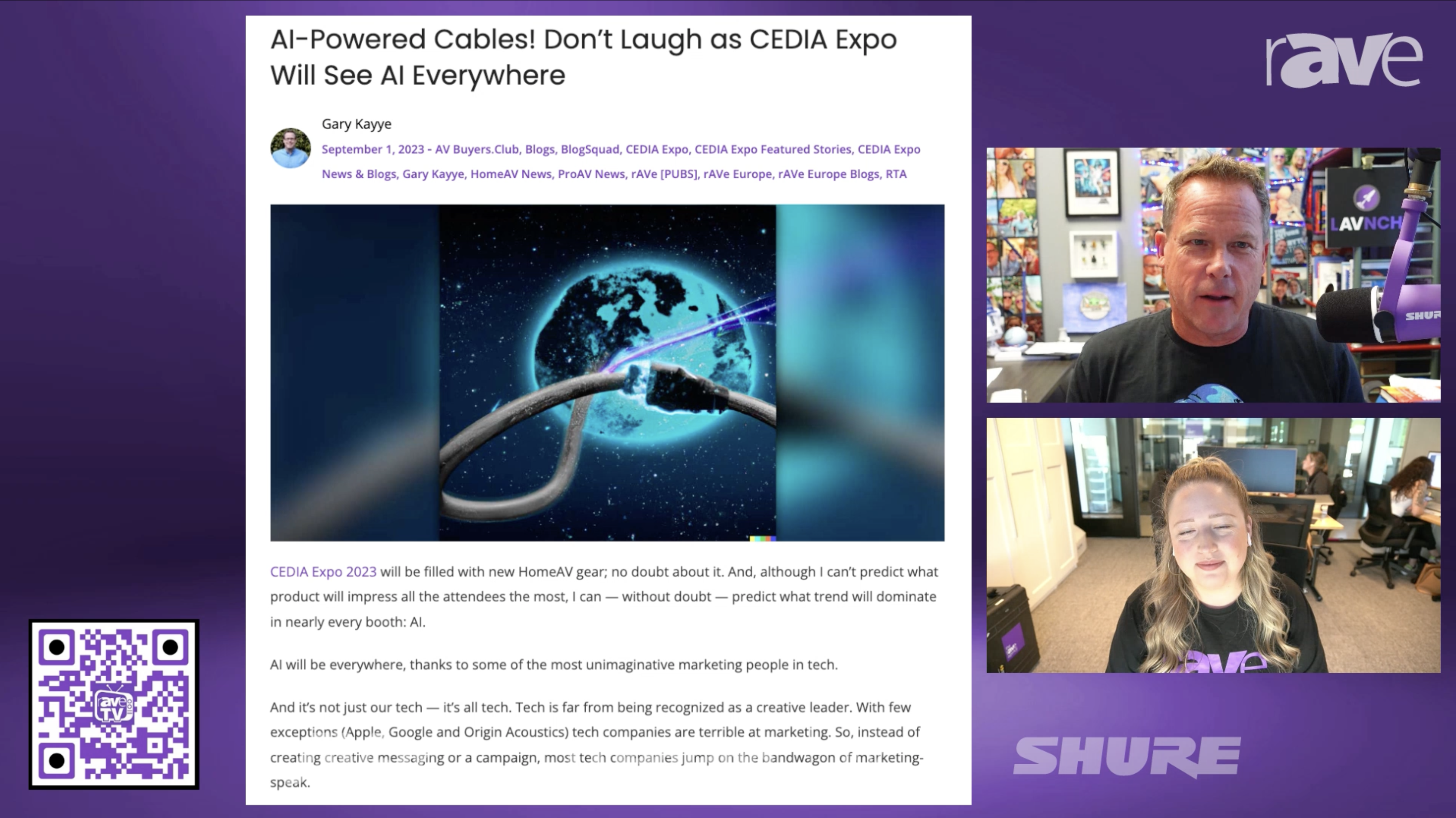 rAVe [TV] Episode 126 — The AI Trend at CEDIA Expo, the Latest on Huddly  Crew and More – rAVe [PUBS]
