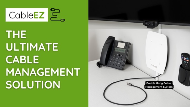 CableEZ Introduces 2 Gang Model: The Ultimate Cable Management Solution