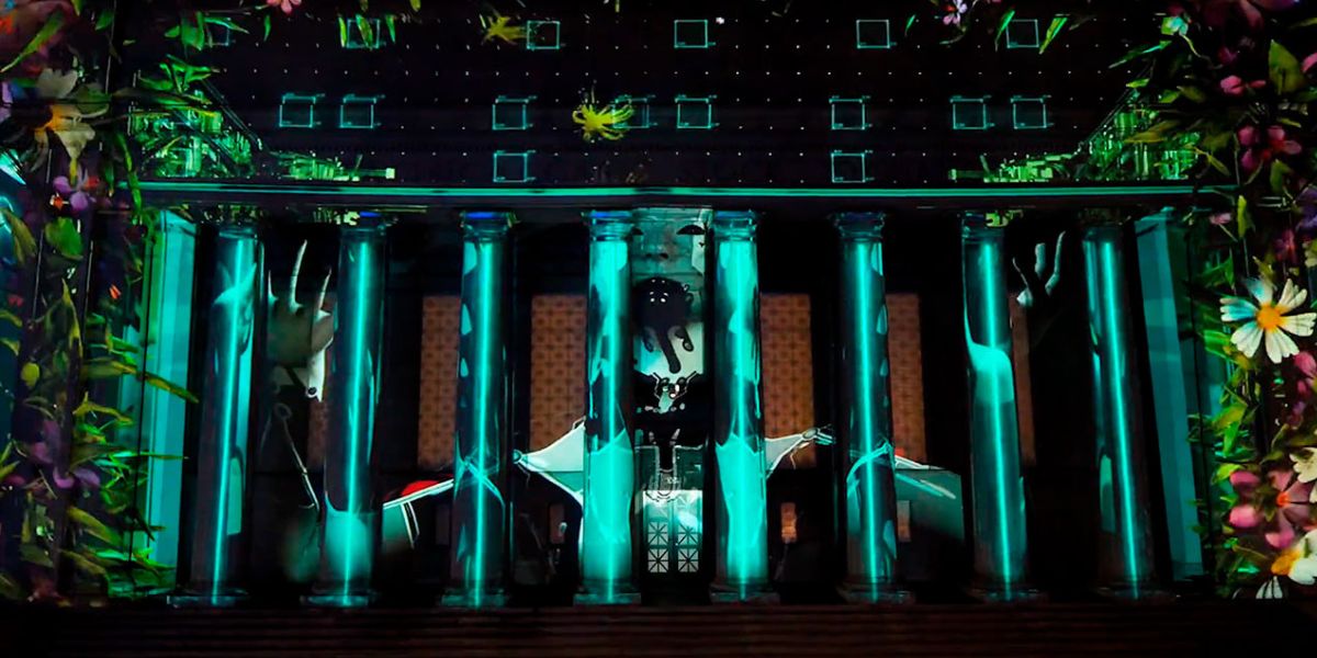 Lets Glow SF Projection Mapped San Francisco with Panasonic Projectors and Modulo Pi Media Servers