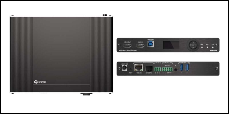 Kramer Debuts 1G and H.264/265 AV-over-IP Streaming Boxes