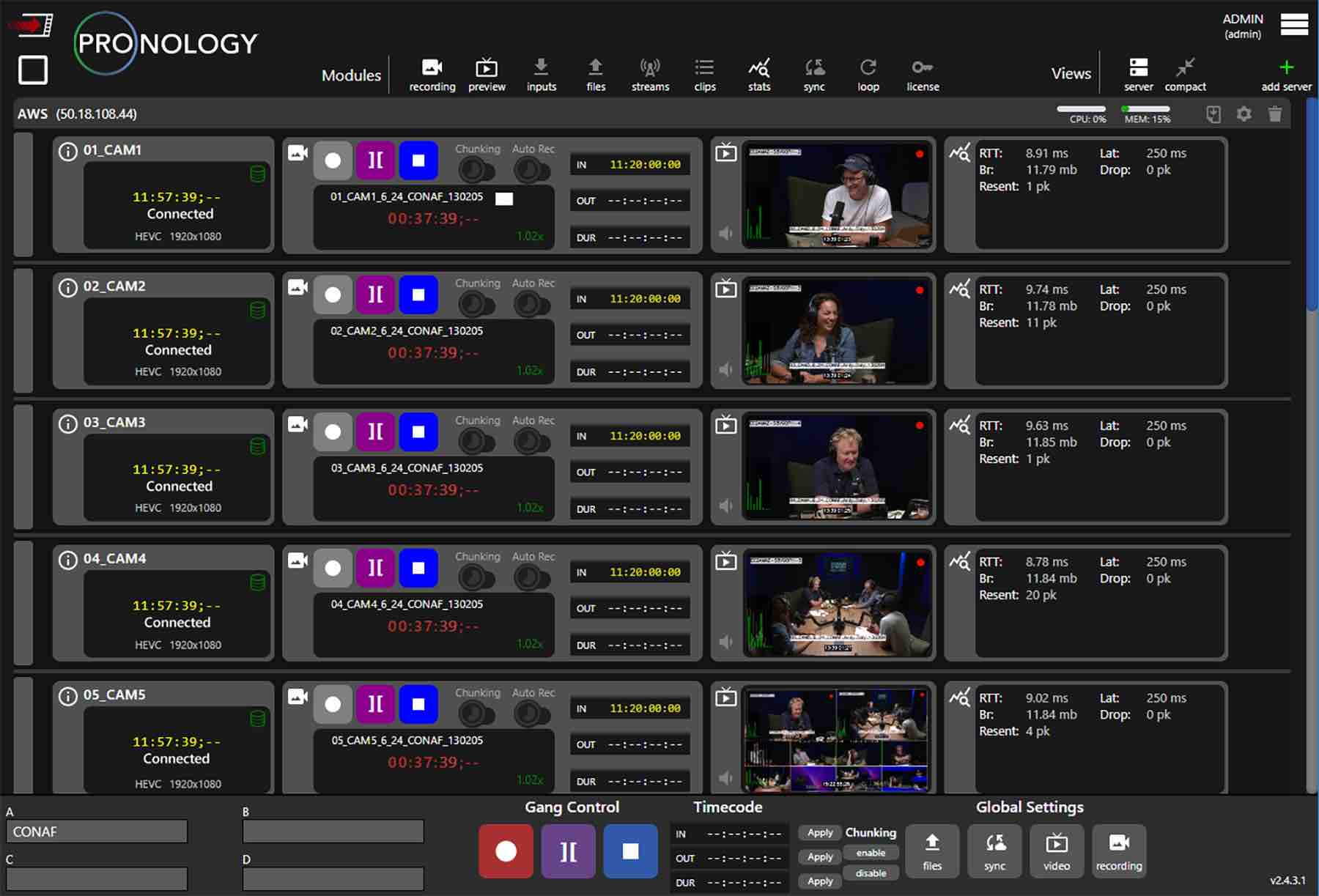 Conan Pronology StreamFile Core UI