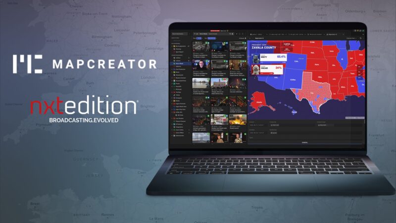 nxtedition Integrates Mapcreator to Boost Creativity and Ease of Use for Production Teams