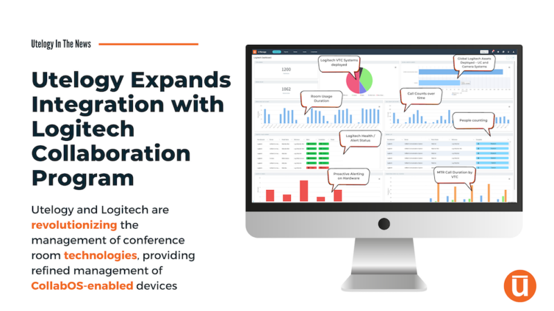 Utelogy Expands Integration with Logitech Collaboration Program