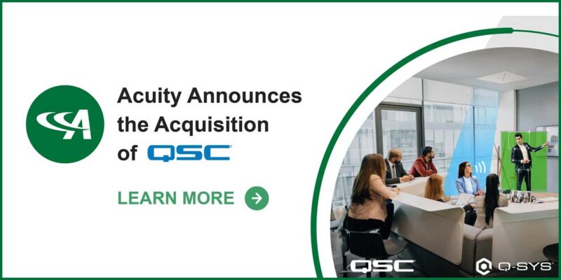 qsc acuity acquisition