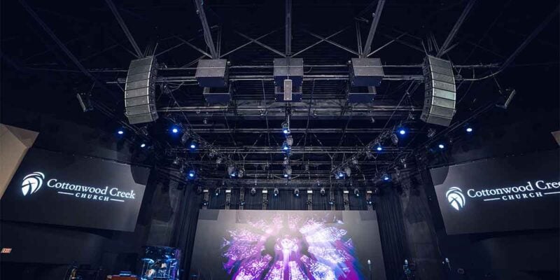 Cottonwood Creek Church Expansion Sonically Covered by RCF