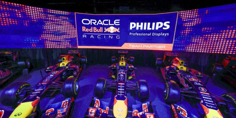 Here’s the Scoop on the Red Bull Racing F1 Sponsorship Extension with Philips Professional Displays