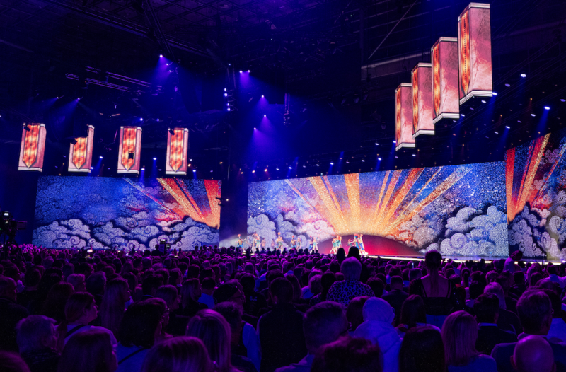 Helene Fischer Fans Treated to 21 LED Surface Hippotizer Spectacular