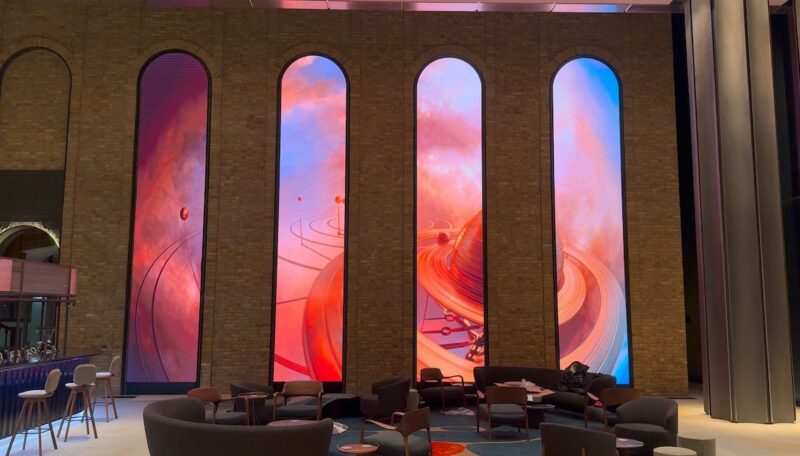 Dynamo LED Displays Unveils Revolutionary LED Arches at 40 Leadenhall