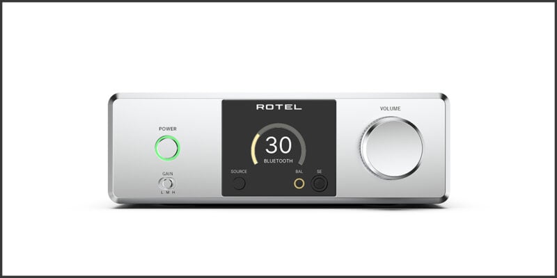 The Rotel DX-3 is a Three-in-One Audio Solution; Headphone Amplifier, Pre-Amplifier and DAC