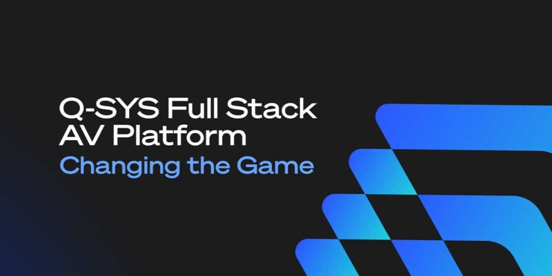 Q-SYS Expands Full Stack AV Platform with New Software, Processors and AI Tools