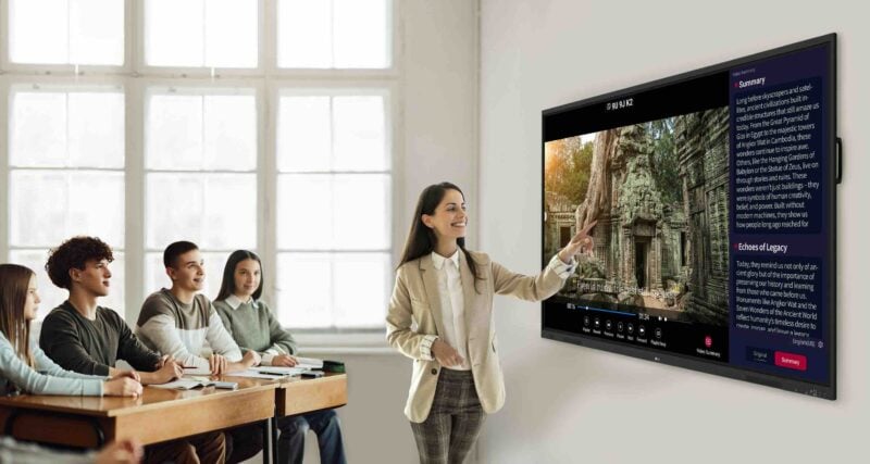 LG Supercharges Classroom Flexibility with New Free ‘LG CreateBoard Prep’ Software