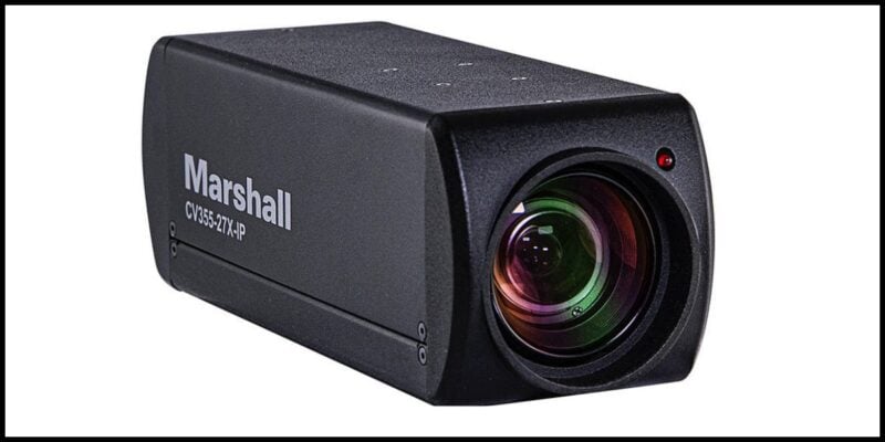 Marshall Debuts CV355-27X-IP Optical Zoom IP Camera for Streaming Applications