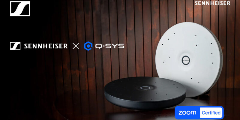 Sennheiser TeamConnect is Zoom Rooms Certified with Q-SYS Now, Too