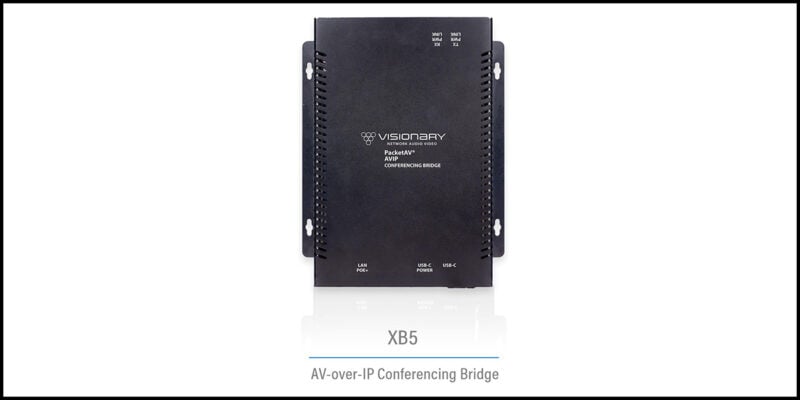 New Visionary XB5 Enables Single USB-C Connectivity for BYOD in AV-over-IP Environments