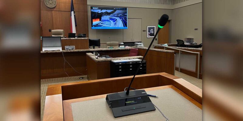 Visionary AV-over-IP System Modernizes Historic Ellis County Courthouse
