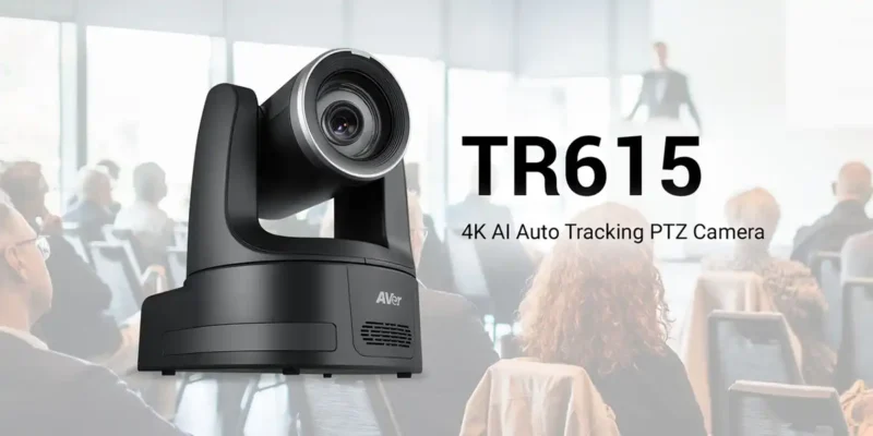 AVer Introduces TR615 4K AI Auto-Tracking PTZ Camera