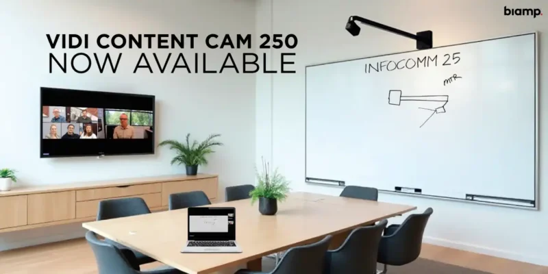 Biamp Ships Vidi Content Cam 250 Whiteboard Capture Camera