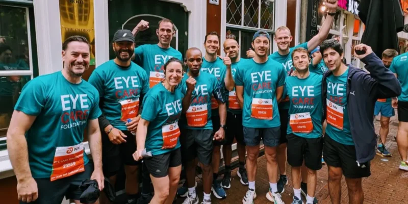 PPDS, TP Vision, MMD and AOC Teams Run Dam tot Damloop to Support Eye Care Foundation