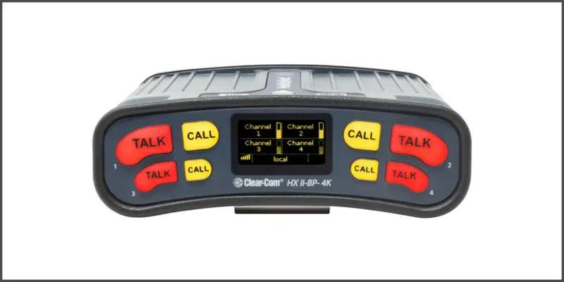Clear-Com Expands HelixNet Line With New 4-Channel Beltpack