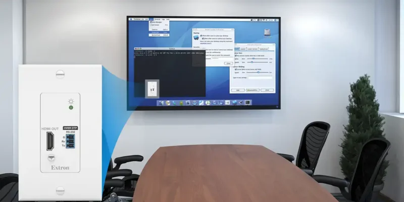 Extron Ships DTP3 Wallplate Receiver for Hidden, High-Quality Installations