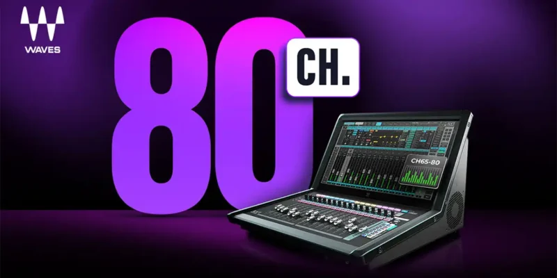 Waves Expands eMotion LV1 Mixing Console to 80 Channels and Launches v16 Software Update