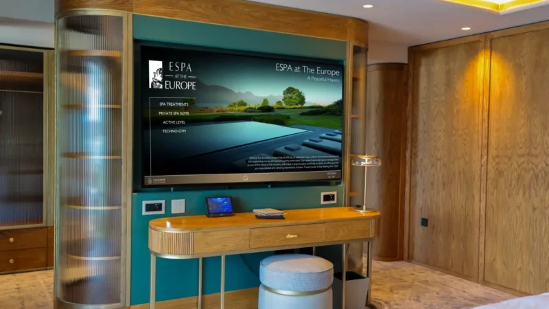 Ireland’s 5-Star Europe Hotel Elevates Guest Experience with Philips MediaSuite TVs