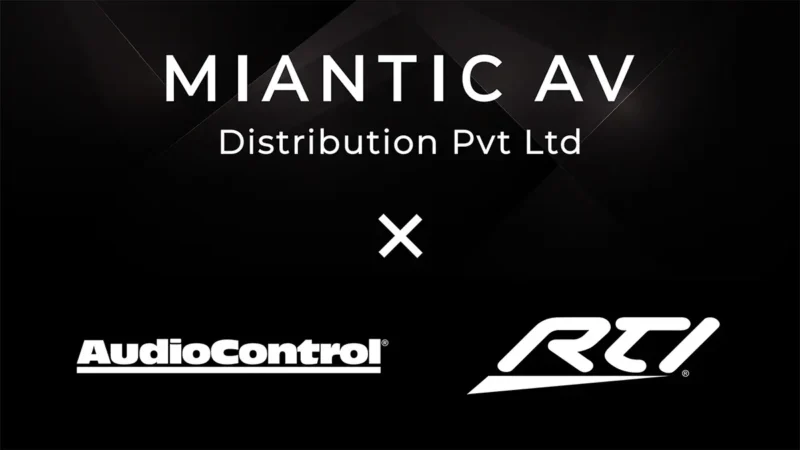 AudioControl Pro Appoints Miantic AV as Distributor in India
