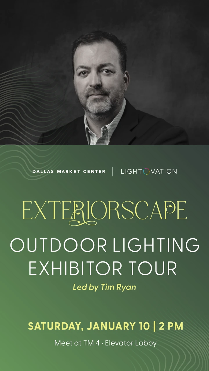 Renowned Outdoor Lighting Designer Tim Ryan of Lighthouse Design Studio Lends His Expertise at Lightovation 2026