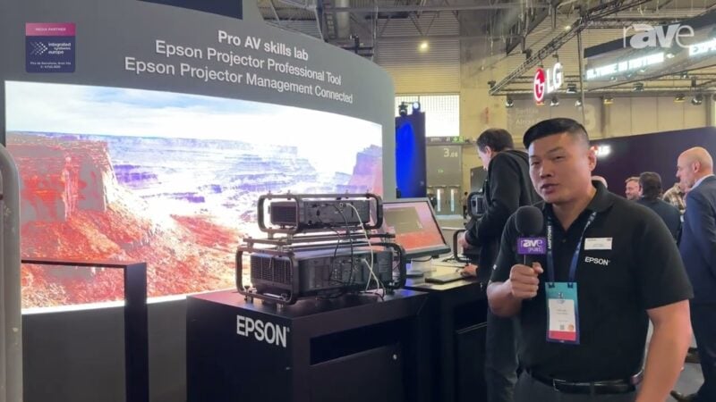 ISE 2026: Epson Highlights Projector Professional Tool Software for Controlling Network Projectors