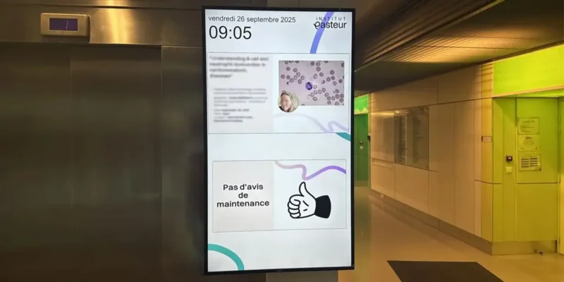 Institut Pasteur Modernizes Paris Campus With Philips ePaper and EcoDesign Displays