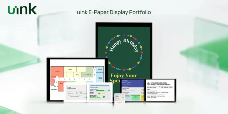 uink Display Launches E-Paper Portfolio