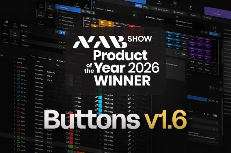 Bitfocus Buttons wins NAB Show Product of the Year Award