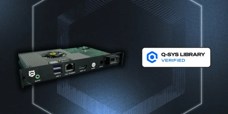 HIVE Releases Q-SYS Verified Beeblade Plugin